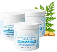 Crema per il trattamento della dermatite seborroica e della psoriasi, balsamo idratante naturale per il cuoio capelluto, per cuoio capelluto e pelle morbidi e leniti, non appiccicoso, per tutti i tipi