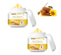 Crema per il trattamento di 30 g di veleno d'api Flysmus, crema per il trattamento di nei e verruche al veleno d'api, crema rassodante per il corpo al veleno d'api per tutti i tipi di pelle (2 pezzi)