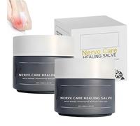 Crema per la cura dei nervi, crema riparatrice per il corpo, formula delicata, efficace sollievo dal fastidio per schiena, collo, mani, ginocchia, adatta a tutti i tipi di pelle, 100 g (2Pezzo)