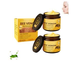 Crema per la cura della pelle con veleno d'api, siero anti-invecchiamento, rassoda e rinforza il viso, ripara e idrata, leviga le rughe e le linee sottili, ingredienti naturali per tutti i tipi di