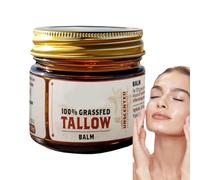 Crema per la cura della pelle di sego di manzo biologico, 100 g, crema idratante per il sebo di bovini nutriti con e balsamo di crudo - Crema viso nutriente naturale per moglie e