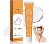 Crema per la depilazione dei peli del viso a nudo, crema per la rimozione dei labbra superiori, crema depilatoria delicata ed efficace per il viso, peli rapidi efficaci depilazione (1PC)