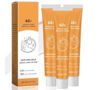 Crema per la depilazione dei peli del viso a nudo, crema per la rimozione dei labbra superiori, crema depilatoria delicata ed efficace per il viso, peli rapidi efficaci depilazione (3PCS)