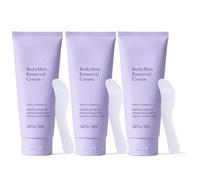 Crema per la depilazione per la pelle sensibile, crema depilatoria indolore e delicata con applicatore spatola, dissoluzione dei capelli istantanei, corpo e cura della pelle unisex (3pcs)
