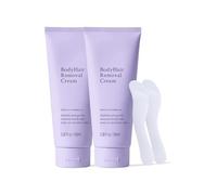 Crema per la depilazione per la pelle sensibile, crema depilatoria indolore e delicata con applicatore spatola, dissoluzione dei capelli istantanei, corpo e cura della pelle unisex (2pcs)