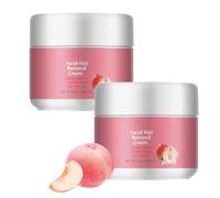 Crema per la depilazione per peli del viso per peli, crema per la pelta, salutando l'ombra e le stoppie, la pelle visibilmente liscia in soli 5 minuti, adatto a tutti i tipi di pelle (2PC)