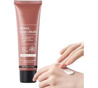 Crema per le mani anti-invecchiamento al retinolo - Overnight Repair con burro di karité e collagene | idratante per mani anti-rughe per asciugatura, pelle cracked | Non-Greasy Day & Night Cream | All