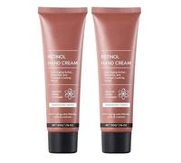 Crema per le mani anti-invecchiamento al retinolo - Overnight Repair con burro di karité e collagene | idratante per mani anti-rughe per asciugatura, pelle cracked | Non-Greasy Day & Night Cream | All