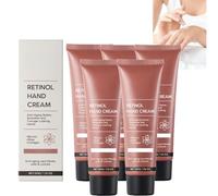 Crema per le mani anti-invecchiamento retinolo 、Collagene e retinolo idratante profondo 、Dimensioni da viaggio - Nutre, ammorbidisce e ripristina le mani secche e incrinate (5)