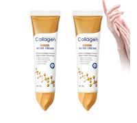 Crema per le mani collagene, 2 pezzi per la pelle screpolata, antirughe, crema per le mani, cura della pelle, idratare e idratare la pelle, prevenire la pelle secca e migliorare la struttura della