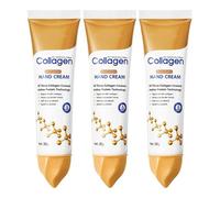 Crema per le mani delle donne, idratante per il collagene, leggera, ad assorbimento rapido, non grassa, per mani secche e screpolate, 3 pezzi