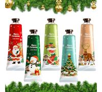 Crema per le mani,Regalo di Natale,Crema Nutriente Per Le Mani,Creme Mani Portabili,Regalo Donna,per il piede, per l'inverno, profumo, per il giorno, crema idratante,5 pezzi