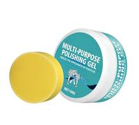 Crema per lucidare l'argento, 100 g, anti-macchia, detergente contro l'appannamento, per bracciali, collane, uomini, donne, adulti, mamma, papà, sorelle e fratelli