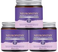 Crema per neuropatia Maximum Strength 238g Lozione per il corpo per piedi e mani Burro lenitivo per la pelle Balsamo idratante per donne e uomini, 100ml (3Pezzo)