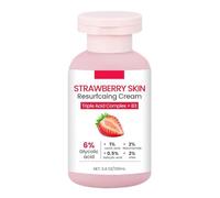 Crema per Pelle Irregolare | Idratante 100ml Crema Ristrutturante alla Fragola per Gambe | Cura Viso e Corpo per Uso Quotidiano Notte Giorno Dopobarba | Donna Uomo Ragazze