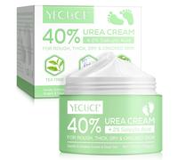 Crema per piedi all'urea, crema all'urea al 40% per piedi, con acido ialuronico,