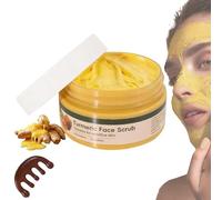 Crema per scrub per il viso esfoliante di curcuma, scrub facciale di curcuma, scrubber esfoliante per esfoliare il corpo, ridurre la becchezza della pelle, cancellare i punti neri (1pcs)