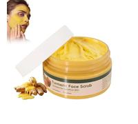 Crema per scrub per viso esfoliante di curcuma, scrubber esfoliante per esfoliare il corpo, delicata nutrizione della pelle, pulizia profonda, elimina i punti neri migliorano l'acne scuro (1pc)