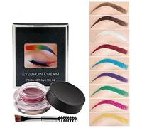 Crema per sopracciglia, 12 colori, per sopracciglia, pomata, eyeliner, crema, extension per sopracciglia, impermeabile, a lunga durata, trucco, bellezza, occhi, colorante