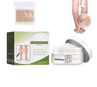 Crema per vene varicose Melivu, trattamento idratante per la pelle, la confezione include un pacchetto di cotton fioc (1pcs)