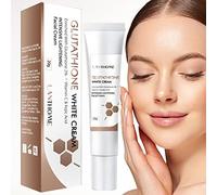 Crema per viso al glutatione, crema sbiancante, 20 g, crema sbiancante, crema idratante per rimuovere le imperfezioni della pelle, per brufoli , sicura