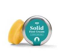 Crema piedi solida e vegana biologica - di 4peoplewhocare® - Per piedi secchi - Crema ecologica per la cura dei piedi con burro di karité - Al fresco profumo di pino (Can)