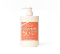 Crema protettiva solare Sundefense SPF 50+ grande formato 1000 ml veloce assorbimento moi skincare