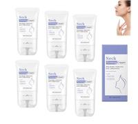 Crema rassodante al collagene per viso e collo, crema anticellulite, rassodante per la pelle flaccida, riduce rughe, linee sottili e doppio mento, design roller (6 pezzi)