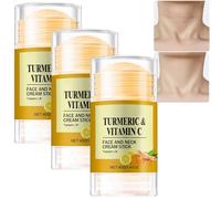 Crema Rassodante con curcuma Vitamina C per viso e collo, crema idratante anti-invecchiamento contro le rughe e rassodante pelle idratante per tutti i tipi di pelle. (3 pezzi)
