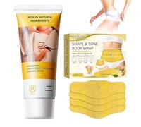 Crema Rassodante Corpo e Cerotti Corpo, Crema idratante corpo Tonificante, Rassoda la Pelle, Adatta a Tutto Il,Pancia,Cosce e Braccia,Maschi e Femmine