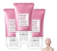 Crema rassodante e liftante per il collo ai peptidi, una crema rassodante per il collo specifica per donne, un prodotto per la cura del corpo a base di peptidi e collagene, mirato a contrastare il ri