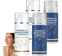 Crema rassodante e riparatrice per viso e collo, cofanetto giorno e notte con acido ialuronico e fermento marino, leviga linee sottili e rughe, idrata la pelle rilassata e (2 pezzi)