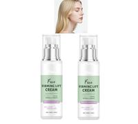 Crema Rassodante e Sollevante Viso - serraggio della pelle per la pelle rilassata con acido ialuronico per levigare le linee sottili, i pori e le rughe profonde, anti-invecchiamento (2PCS)