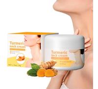 Crema rassodante per collo con curcuma, crema per il collo alla curcuma per rassodare e idratare anti-invecchiamento, riduce le rughe del collo, crema lifting per pelle cascante, linee sottili,