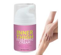 Crema rassodante per gambe, lozione rassodante per l'interno della coscia, cura della pelle non grassa, leggera e non grassa, dimensioni compatte da 50 g, 4,7 x 4,7 x 9,7 cm, per viaggi a casa