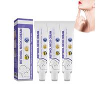 Crema rassodante per il collo retinolo, rassodante e rassodante per tonificare la pelle flaccida, crema per il collo anti-invecchiamento per stringere e prevenire le rughe, elimina rughe e linee