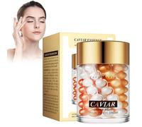 Crema Rassodante per Il Contorno Occhi Al Caviale - Trattamento Anti-Età Riduce Rughe, Linee Sottili, Zampe Di Gallina E Gonfiore - Crema Idratante per Occhi Con Estratto Di Caviale Eye Cream