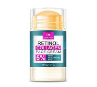 Crema rassodante per il viso al collagene al retinolo, stick di collagene per il viso, crema idratante viso anti invecchiamento per rassodare e rassodare, riduce le rughe e il rilassamento della pelle