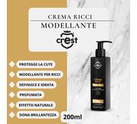 CREST - Curly Cream Define - Crema Professionale per Capelli Ricci - Styling Ricci Definiti e Voluminosi - Effetto Anti-Crespo - Idratante e Arricciante - Made in Italy - 150ml
