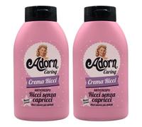 Crema Ricci Senza Capricci, Anticrespo 200ml, Ricci più Definiti, Morbidi e Lucenti per un Meraviglioso Effetto Molla (2 Unità)