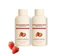 Crema rigenerante alla fragola, cheratosi pilare, complesso a triplo acido per cheratosi pilare, leviga braccia e gambe, aiuta a ridurre le protuberanze