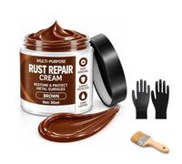 Crema riparatrice antiruggine multiuso per auto e metalli domestici (#D) | Pasta colorata per la riparazione della ruggine su metallo; ripara copre rapidamente la ruggine auto, recinzioni, ringhiere