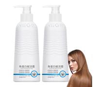 Crema rivitalizzante di cheratina, cheratina Boost Risveglio i capelli, balsamo per le levaling dei capelli per le donne, condizionatore di arricchimento profondo di umidità (2pcs)