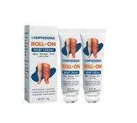Crema roll-on KUBOZN, crema alle erbe per la cura delle gambe KUBOZN, massaggio lenitivo per gambe gonfie e stanche, formula non grassa a rapido assorbimento per donne e uomini (2Pcs)