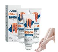 Crema roll-on per il drenaggio linfatico e il sollievo dal gonfiore, roll-on professionale per il sollievo dal gonfiore alle gambe, per tutti i tipi di pelle (3pcs)