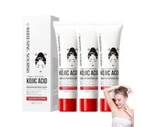 Crema sbiancante acido cogico 50 g x 3, cura delicata per le ascelle, per un tono uniforme della pelle