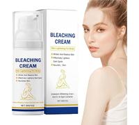Crema sbiancante ascellare 30 g, lozione schiarente VC per ascelle, ginocchia, gomiti e interno cosce scuri, trattamento schiarente idratante per tutti i tipi di pelle (1 Pezzo)