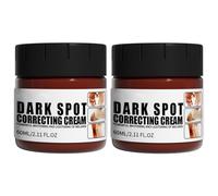 Crema sbiancante per pelle scura, 2 x 60 ml, crema sbiancante per gomiti, crema per abbellire la pelle del corpo, correzione delle macchie scure, sbiancamento della pelle nera