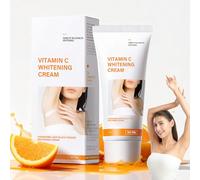 Crema Schiarente 60g per Ascelle, Idratante e Rispettosa della Pelle, Contro Macchie Scure e Melasma, per Collo, Ginocchia, Gomiti, Cosce - Uomo e Donna