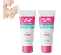 Crema Schiarente Alle Ascelle Con Collagene - 2 Pezzi, Formula Potenziata per Macchie Scure Su Collo, Ginocchia, Gomiti, Zone Intime E Bikini - Riduce Opacità E Odori